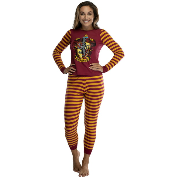 INTIMO Girls Harry Potter 2pc Pajama Set with Sock Purple/White/Black 